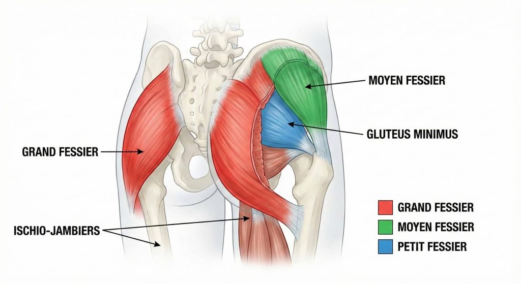 anatomie fessiers