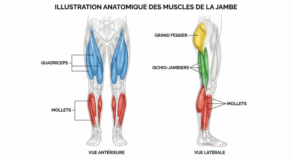 anatomie jambes