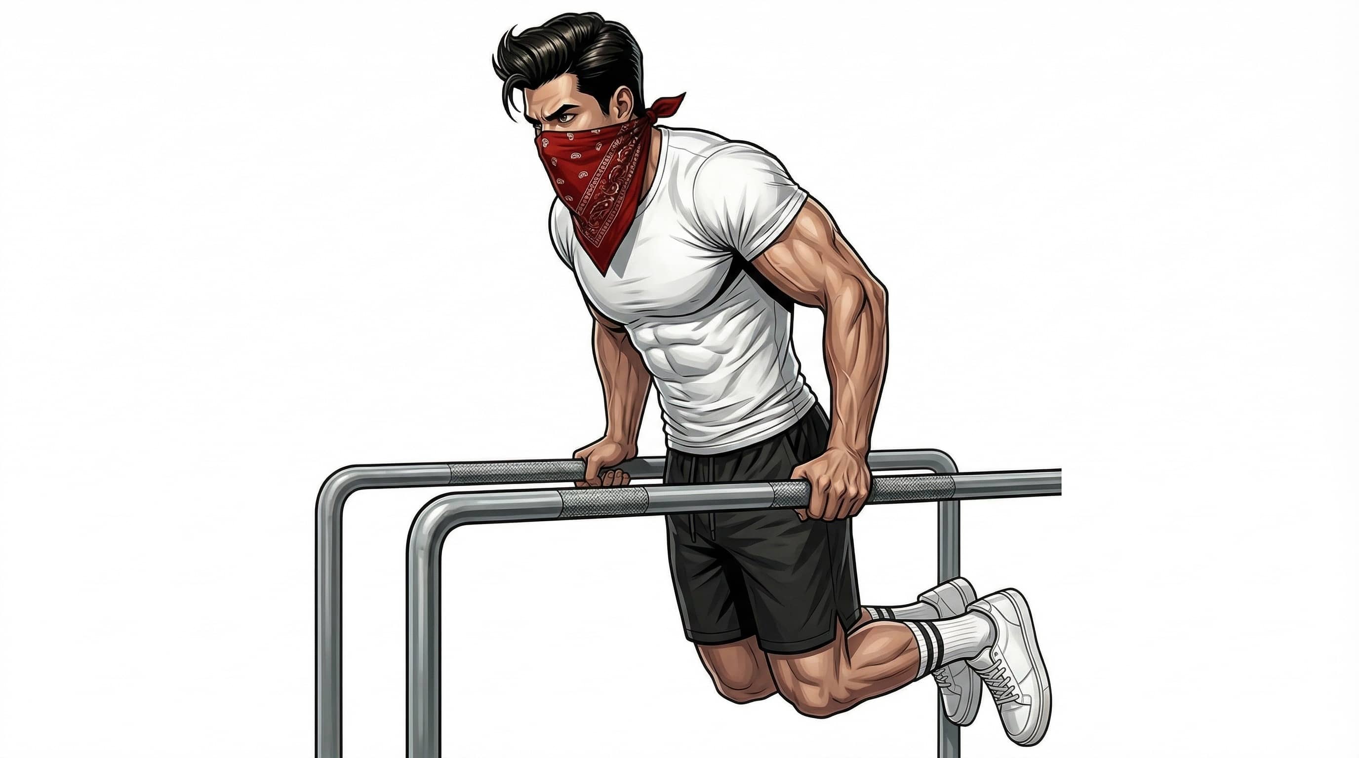 8 exercices aux barres de dips en callisthénie