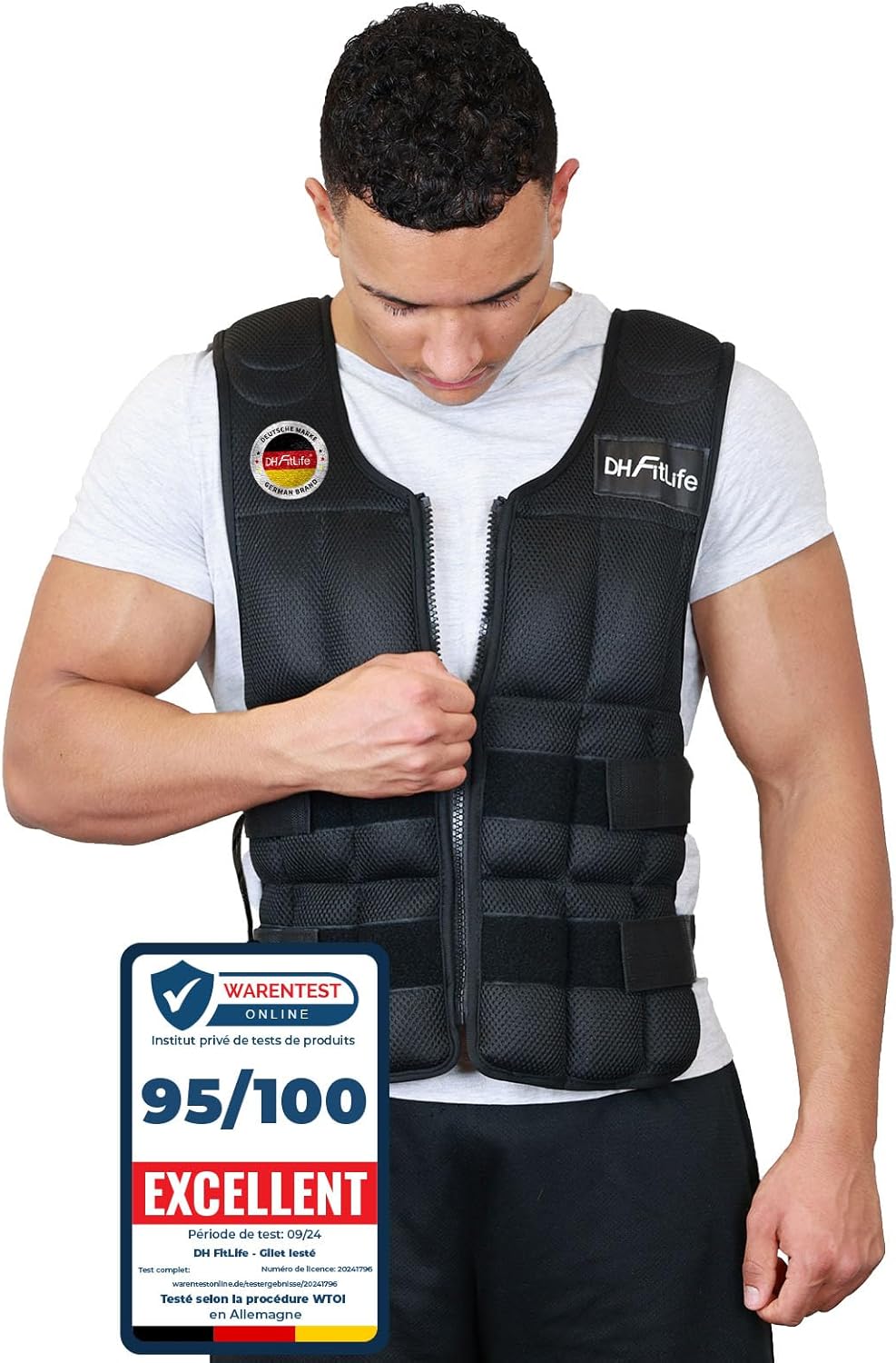 DH FitLife : Gilet Lesté 20 kg