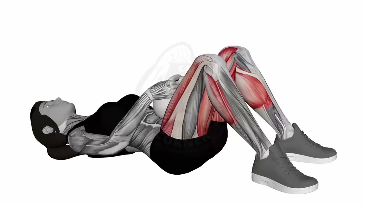 Animation du glute bridge avec kettlebell