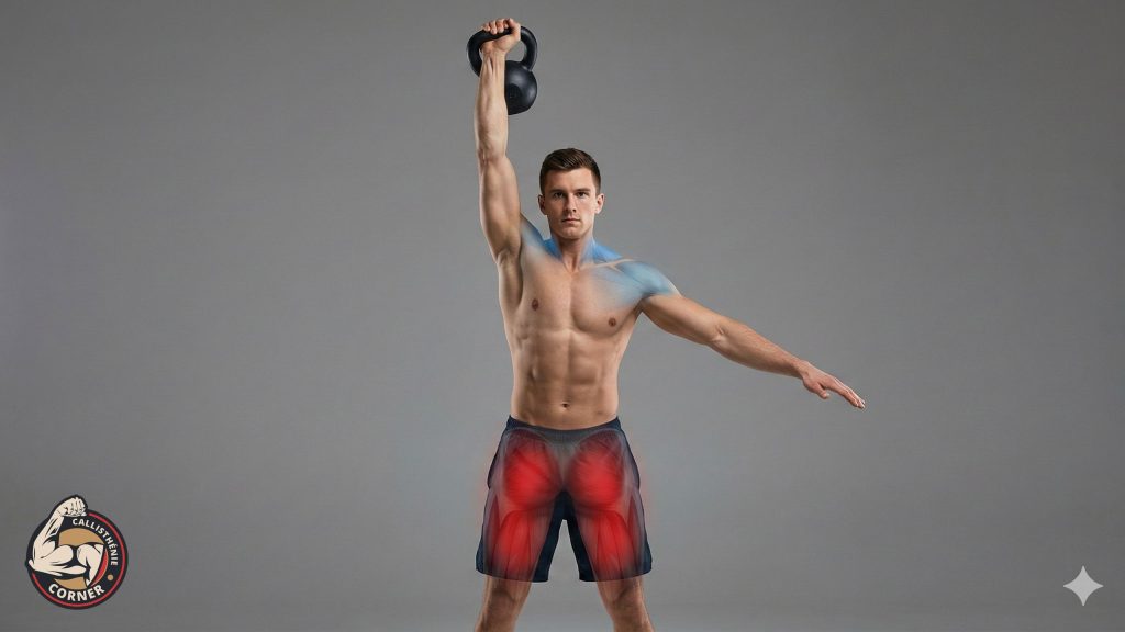 kettlebell snatch callisthenie corner
