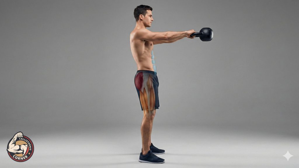 kettlebell swing callisthenie corner