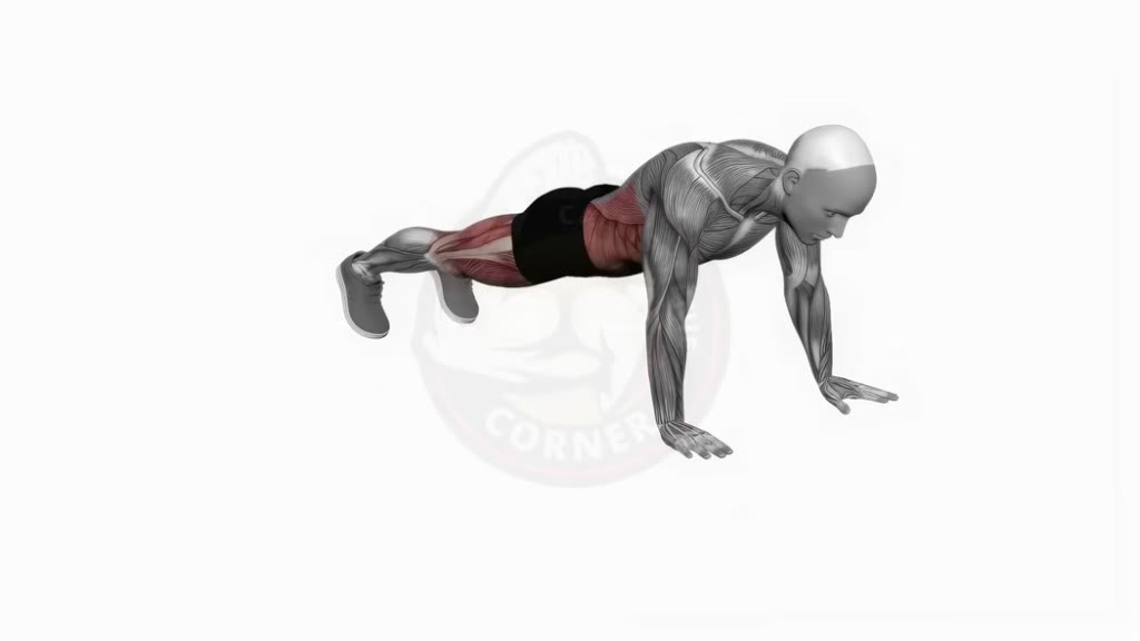 Mountain climbers croisés, genou vers le coude opposé pour les obliques