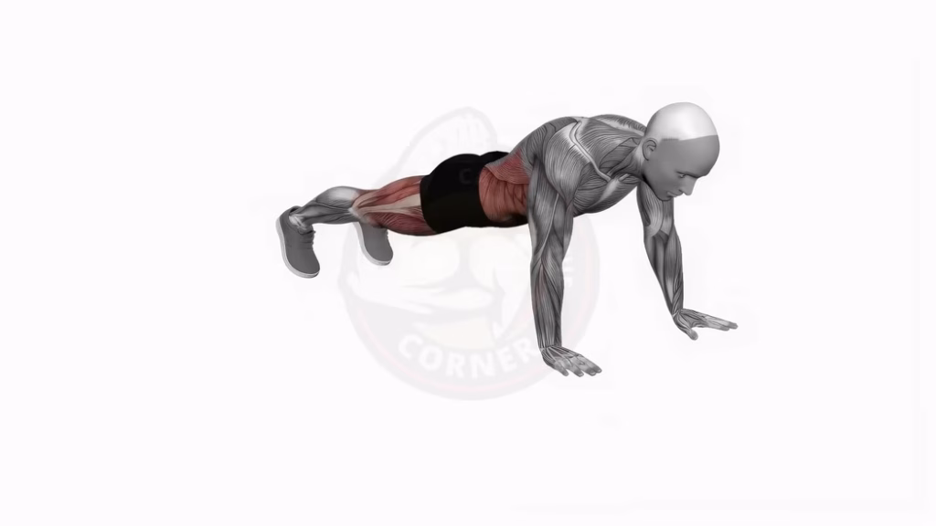 Mountain climbers croisés, genou vers le coude opposé pour les obliques