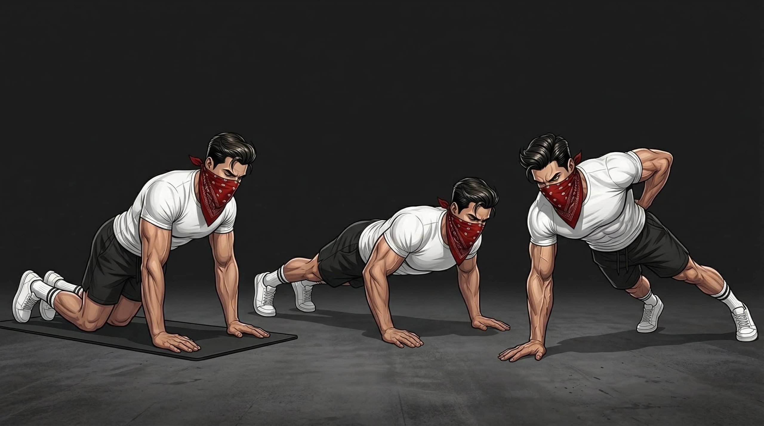 Les différentes pompes : découvre à quel niveau de pompes tu es