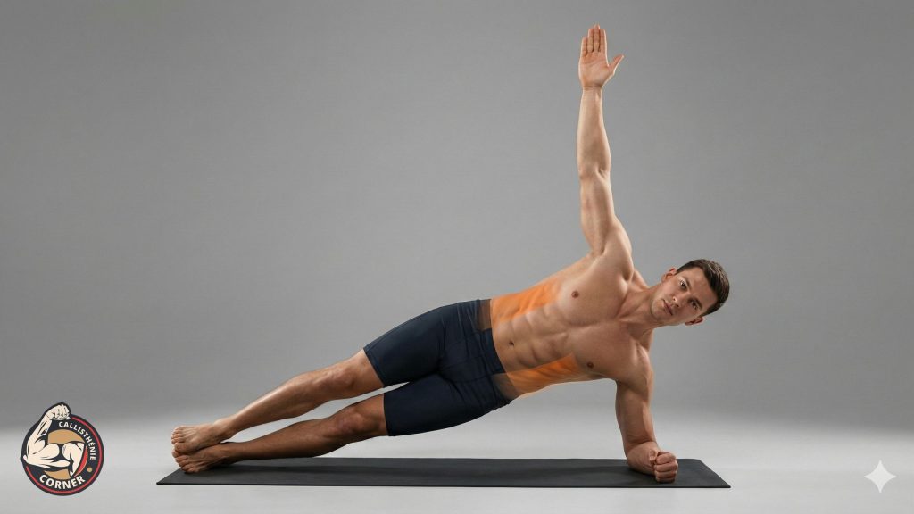 planche laterale callisthenie corner