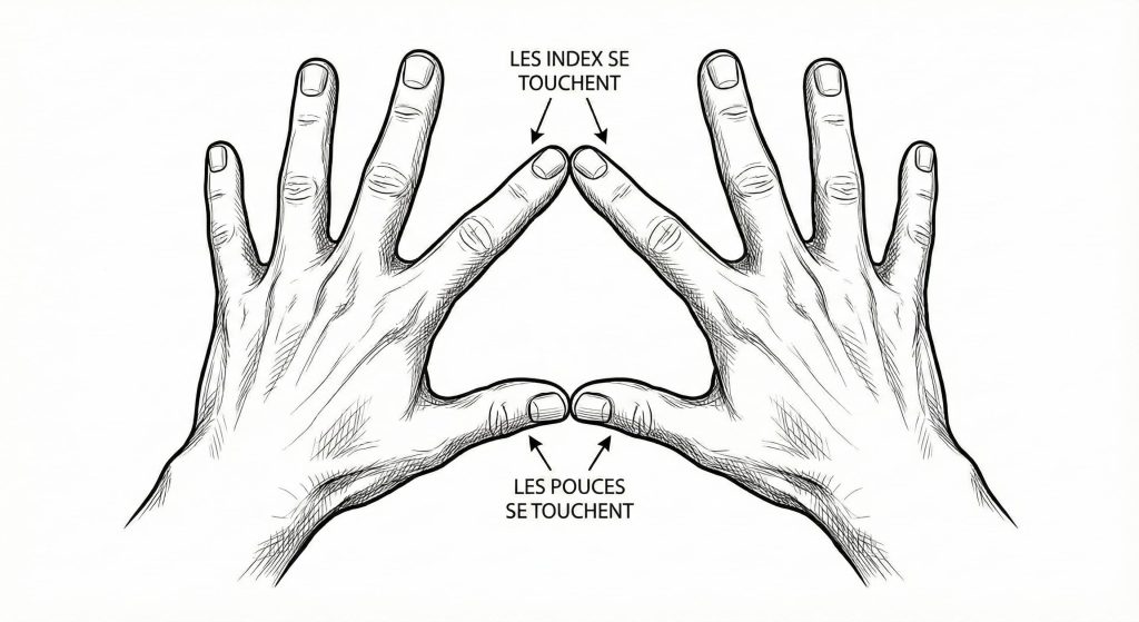 pompes diamant position