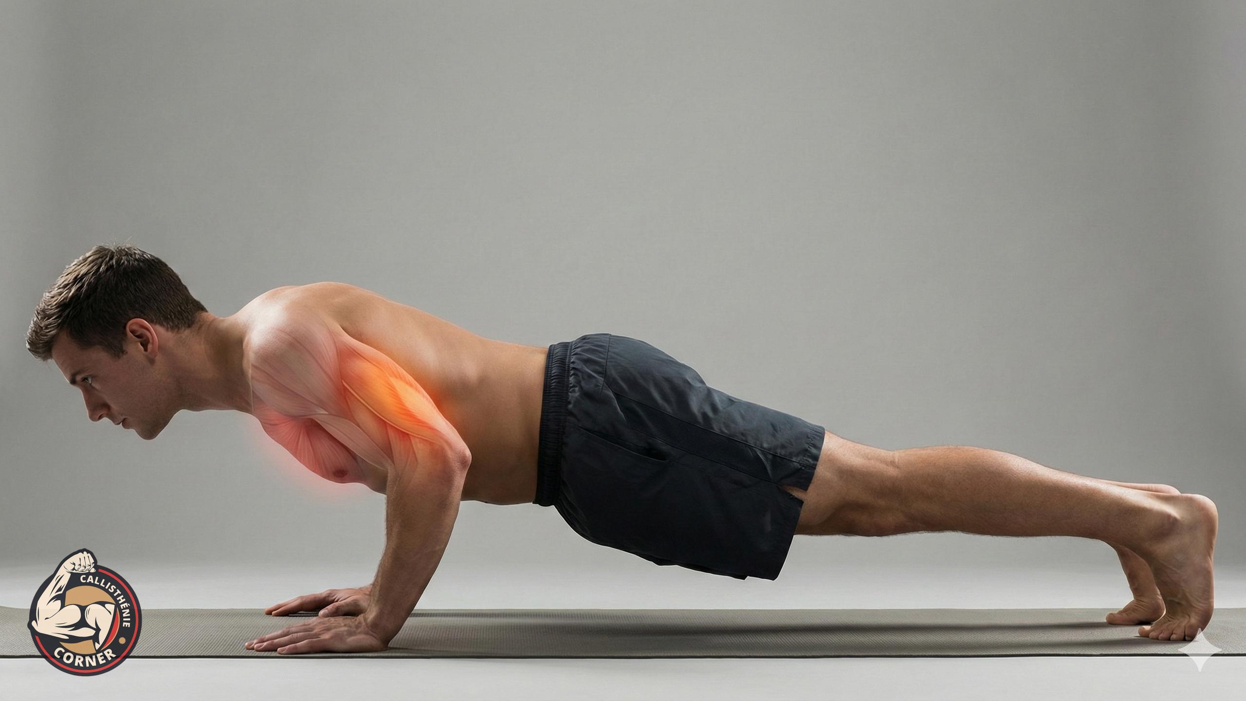 pompes larges callisthenie corner