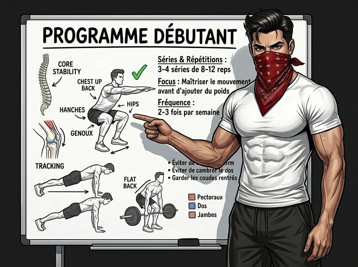 Programme callisthénie débutant gratuit