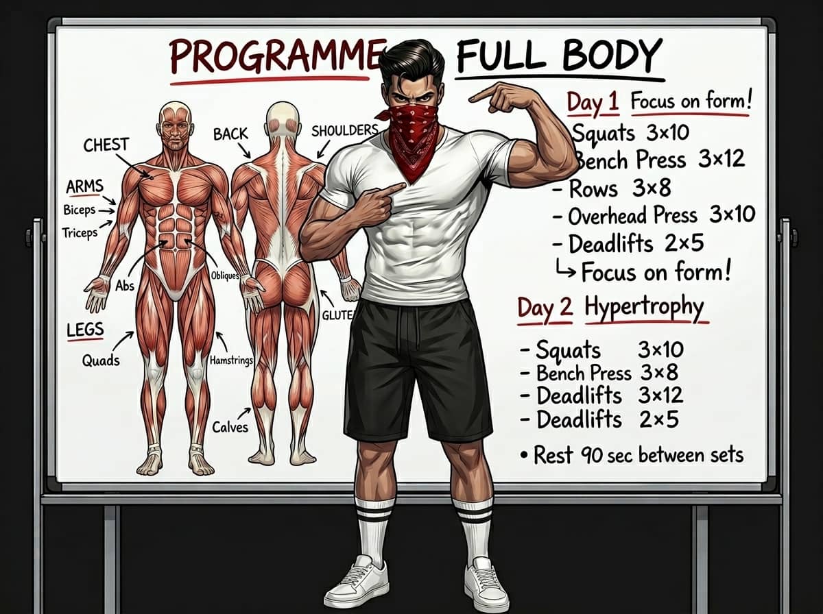 Programme full body callisthénie sur 12 semaines