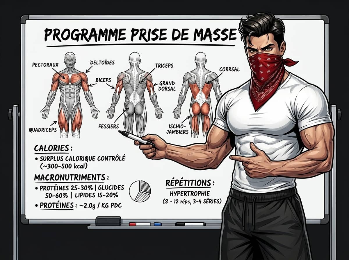Programme prise de masse en callisthénie au poids du corps
