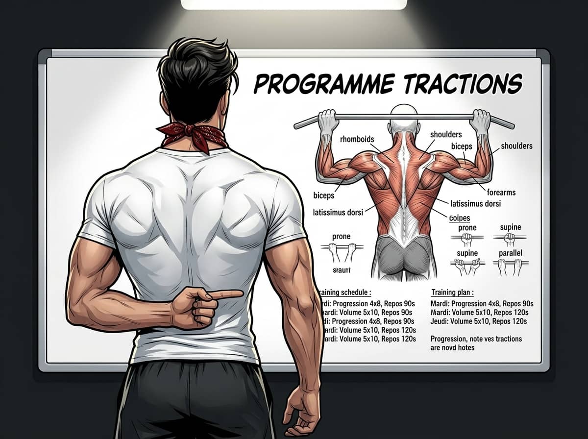 Programme Tractions : de 0 à 10 tractions en 12 semaines