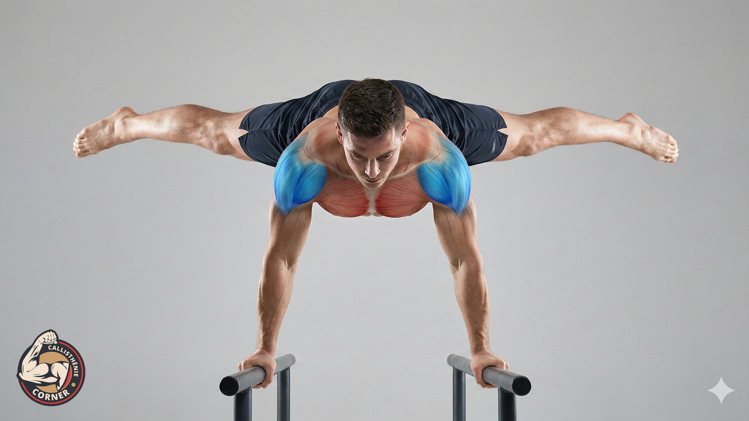 Straddle Planche : l'étape de progression avant la Full Planche