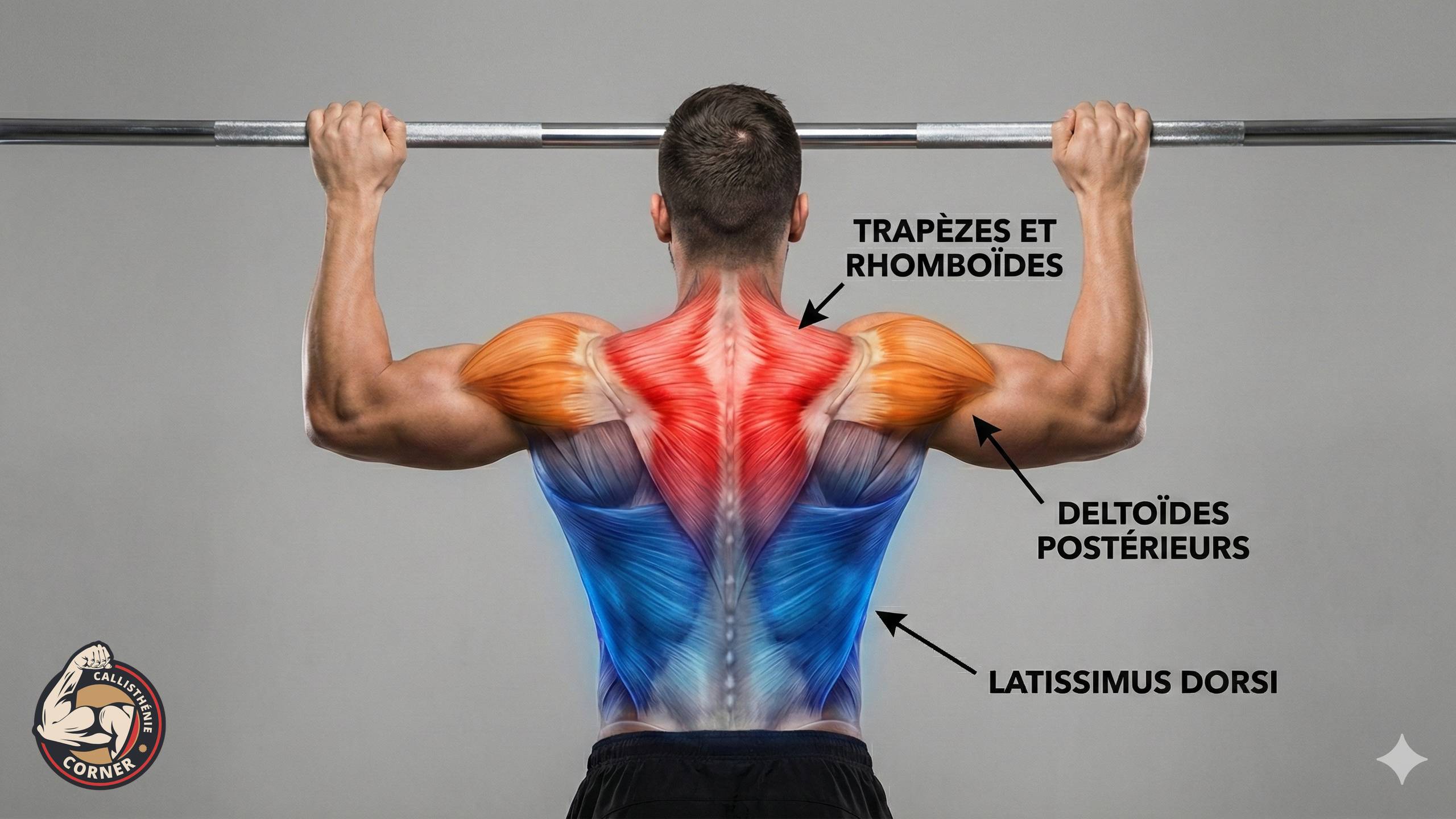 traction muscle sollicites callisthenie corner