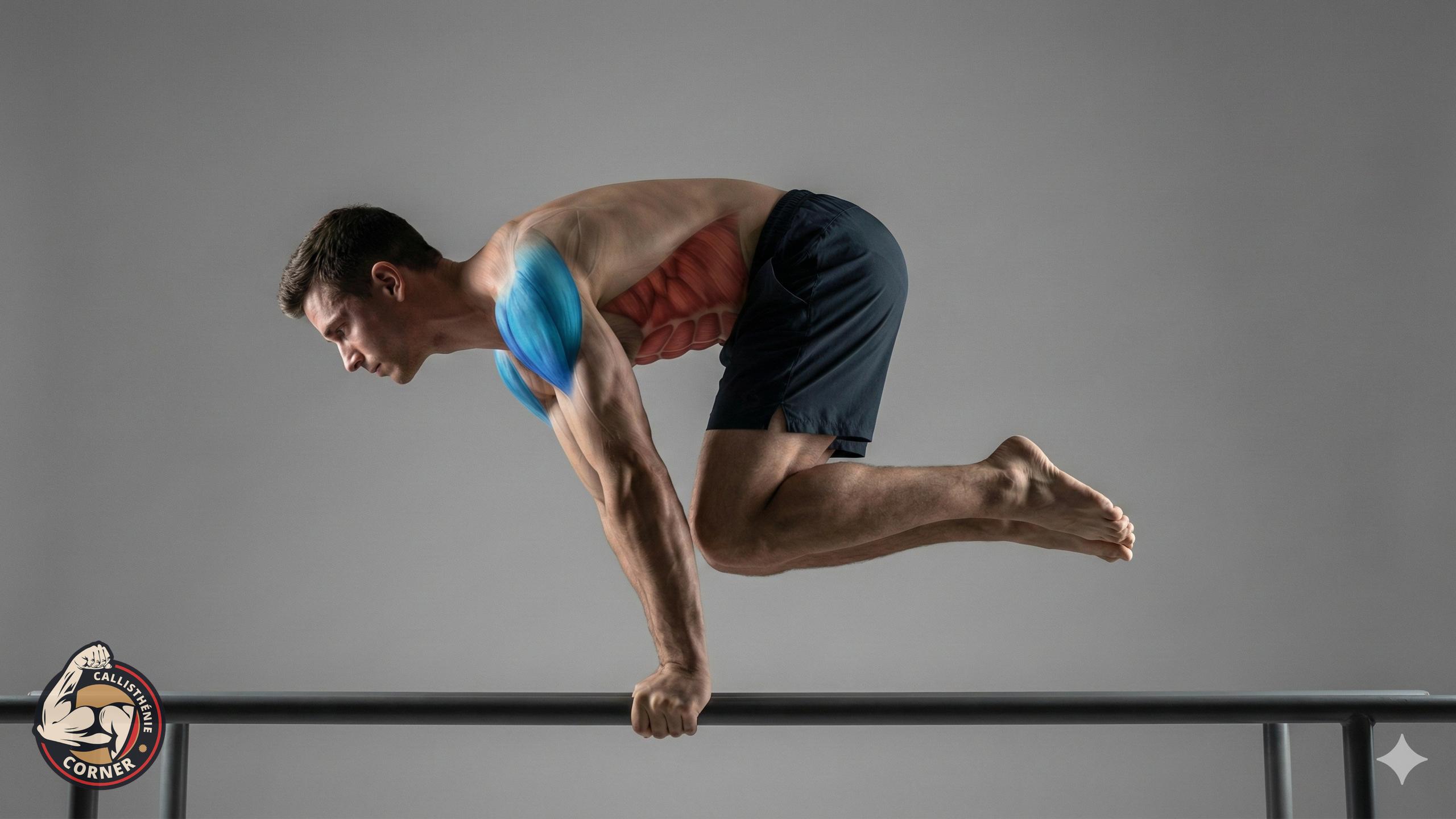 tuck planche callisthenie corner